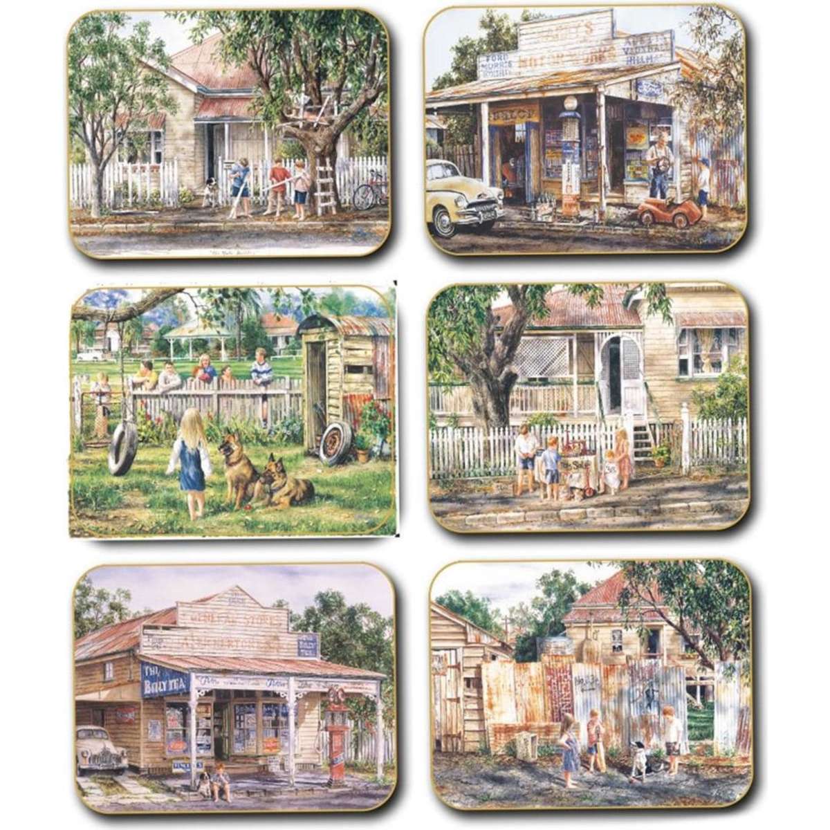 Cinnamon Nostalgia Placemats Set of 6 Woolworths