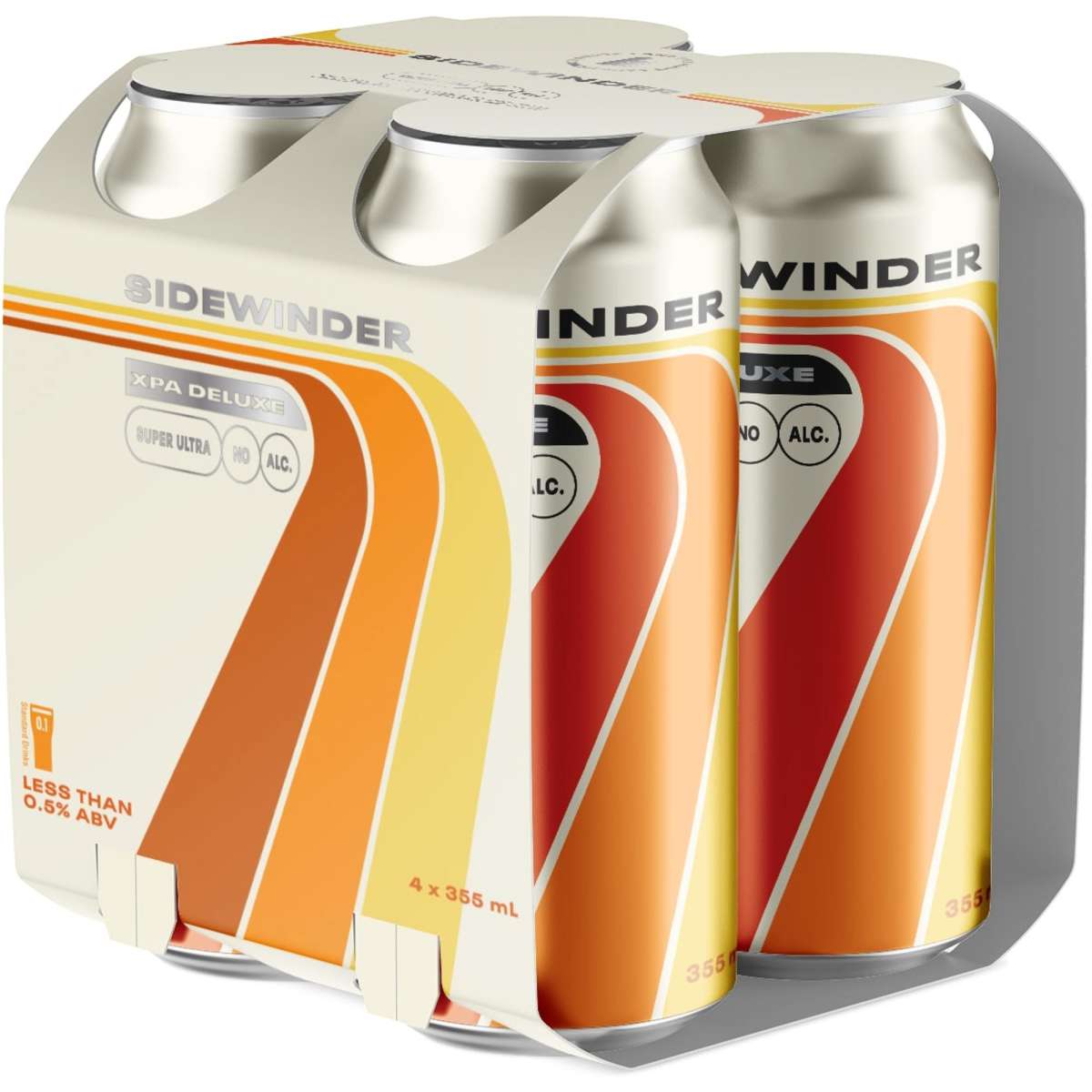 Sidewinder XPA Deluxe Non Alcoholic Beer 16 X 355ML Cans Woolworths