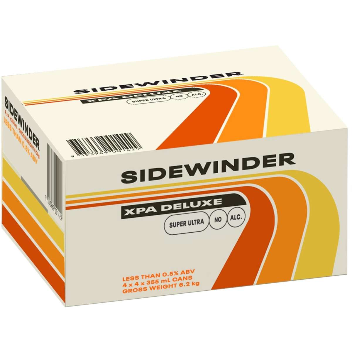 Sidewinder XPA Deluxe Non Alcoholic Beer 16 X 355ML Cans Woolworths