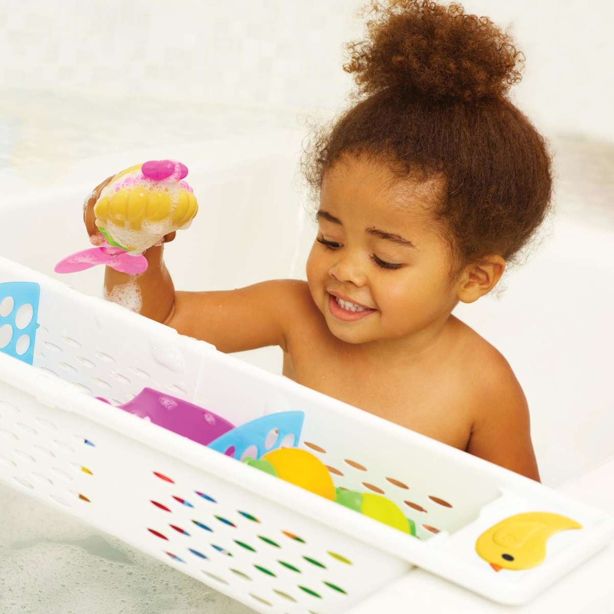 Munchkin Baby Kids Bath Toy Storage Caddy & Falls Bath Toy Woolworths
