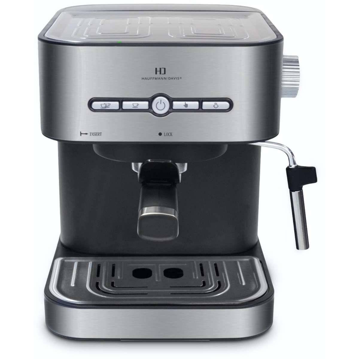 Hauffmann Davis Espresso Coffee Machine Automatic Italian Pump Frother