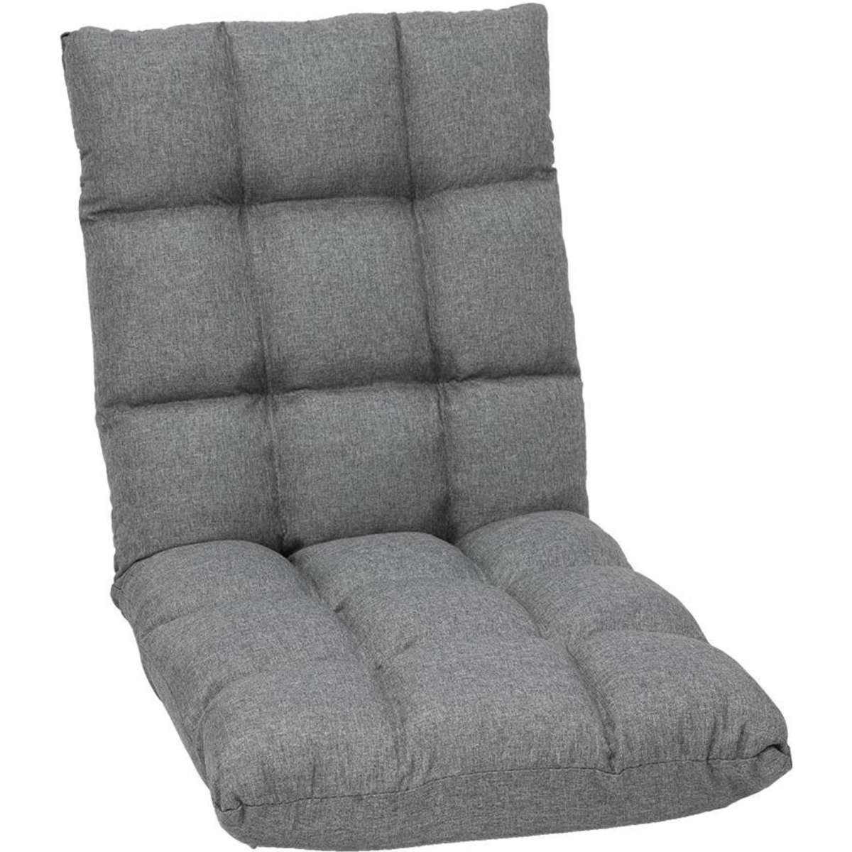 Sarantino Adjustable Cushioned Floor Gaming Lounge Chair 99x41x12cm 