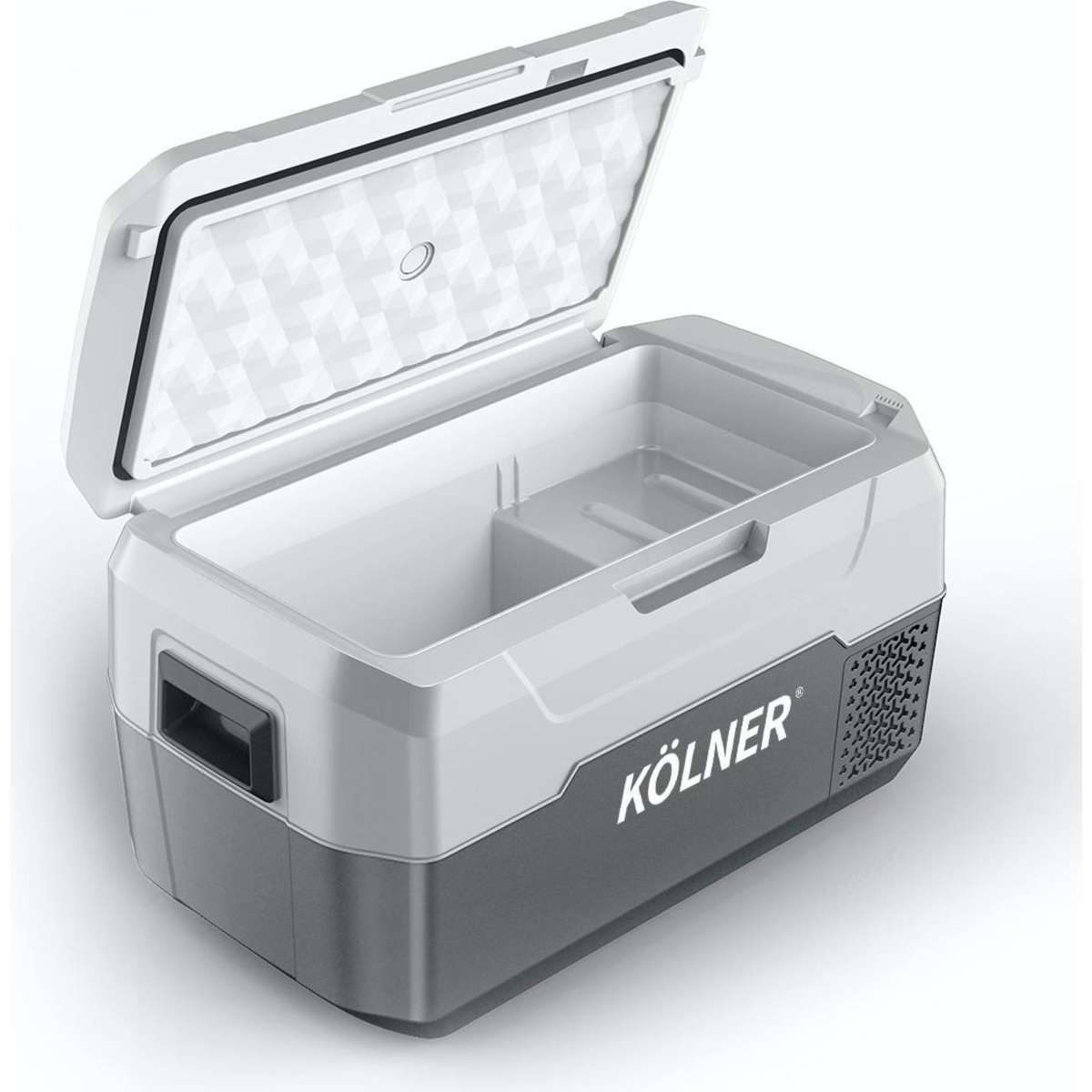 Kolner 20L Portable Fridge Cooler Freezer Camping Refrigerator Grey