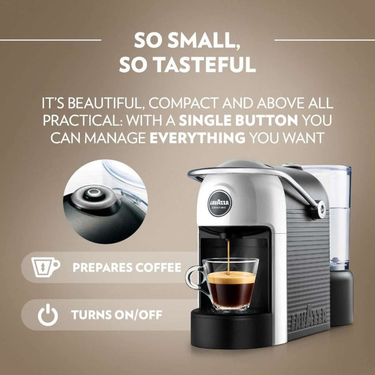 Lavazza A Modo Mio Jolie Capsule Coffee Machine White Woolworths