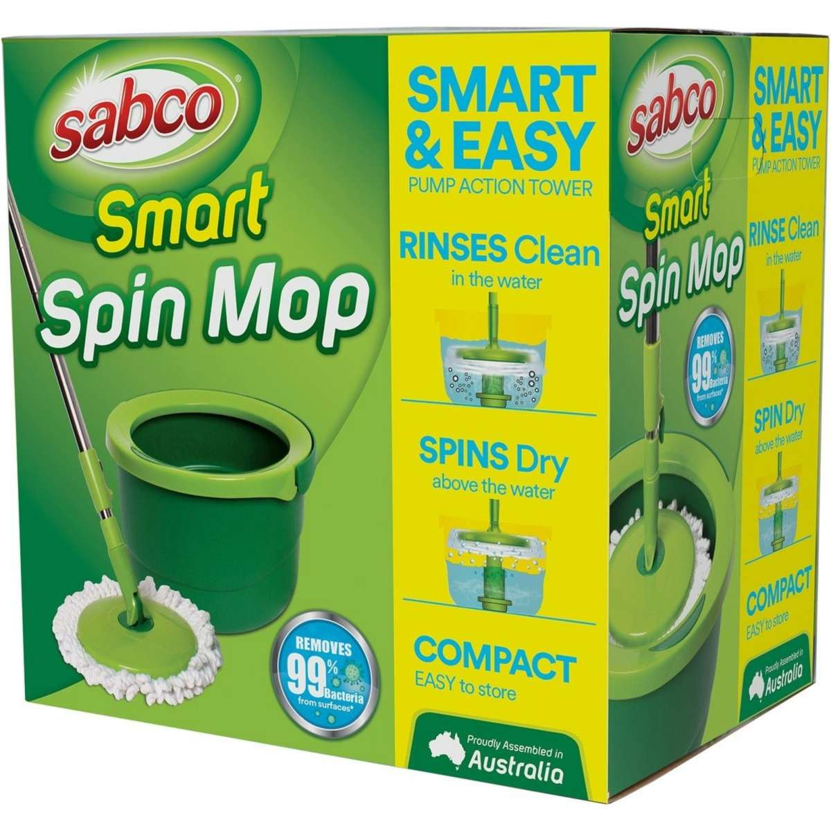 Sabco Smart Spin Mop Set Woolworths