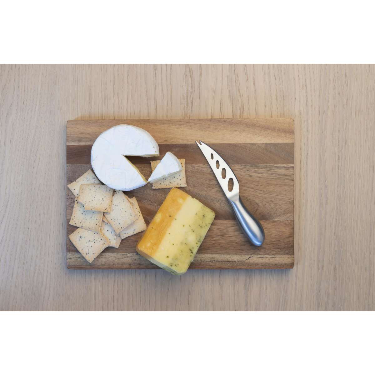 Euroline Cheese Board with Stainless Steel Knife Woolworths