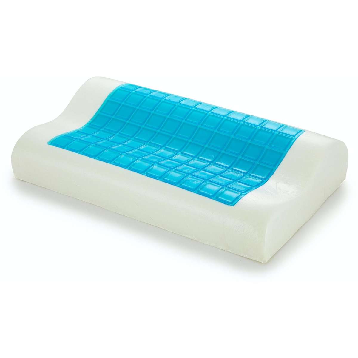 Royal Comfort Gel Memory Foam Contour Pillow 1 Pack Woolworths
