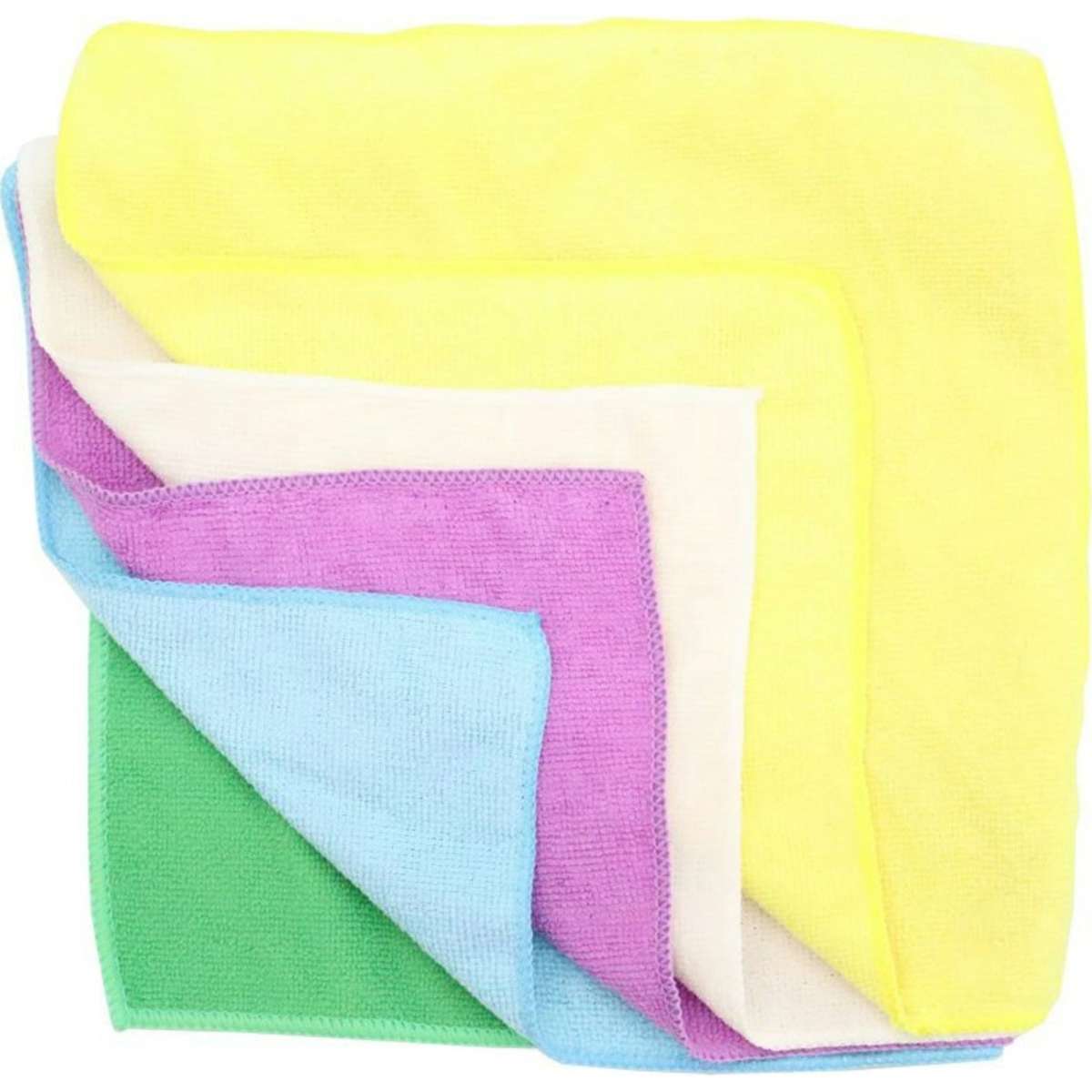 White Glove Microfibre Cleaning Cloth 30x30cm 5PK Woolworths