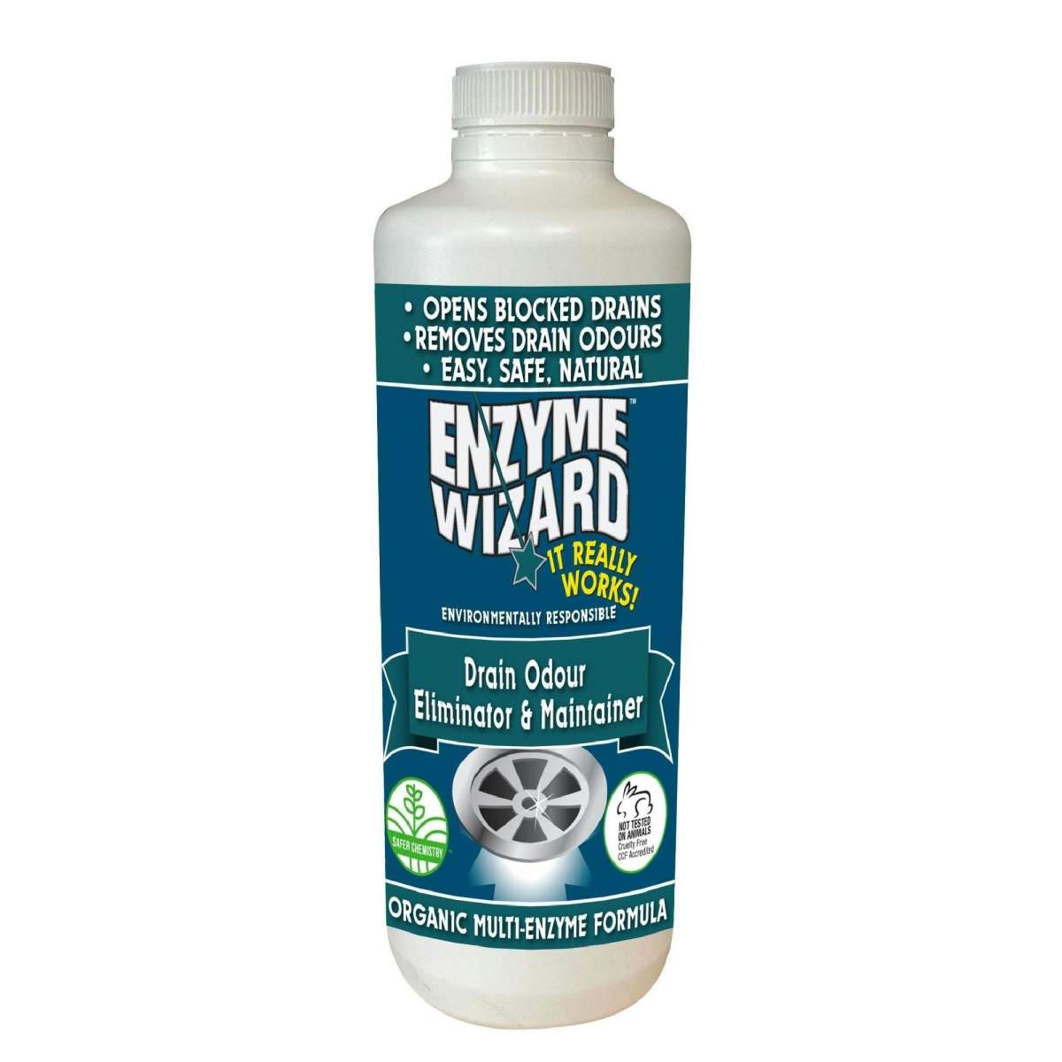 Enzyme Wizard Drain Odour Eliminator & Maintainer 1L Woolworths