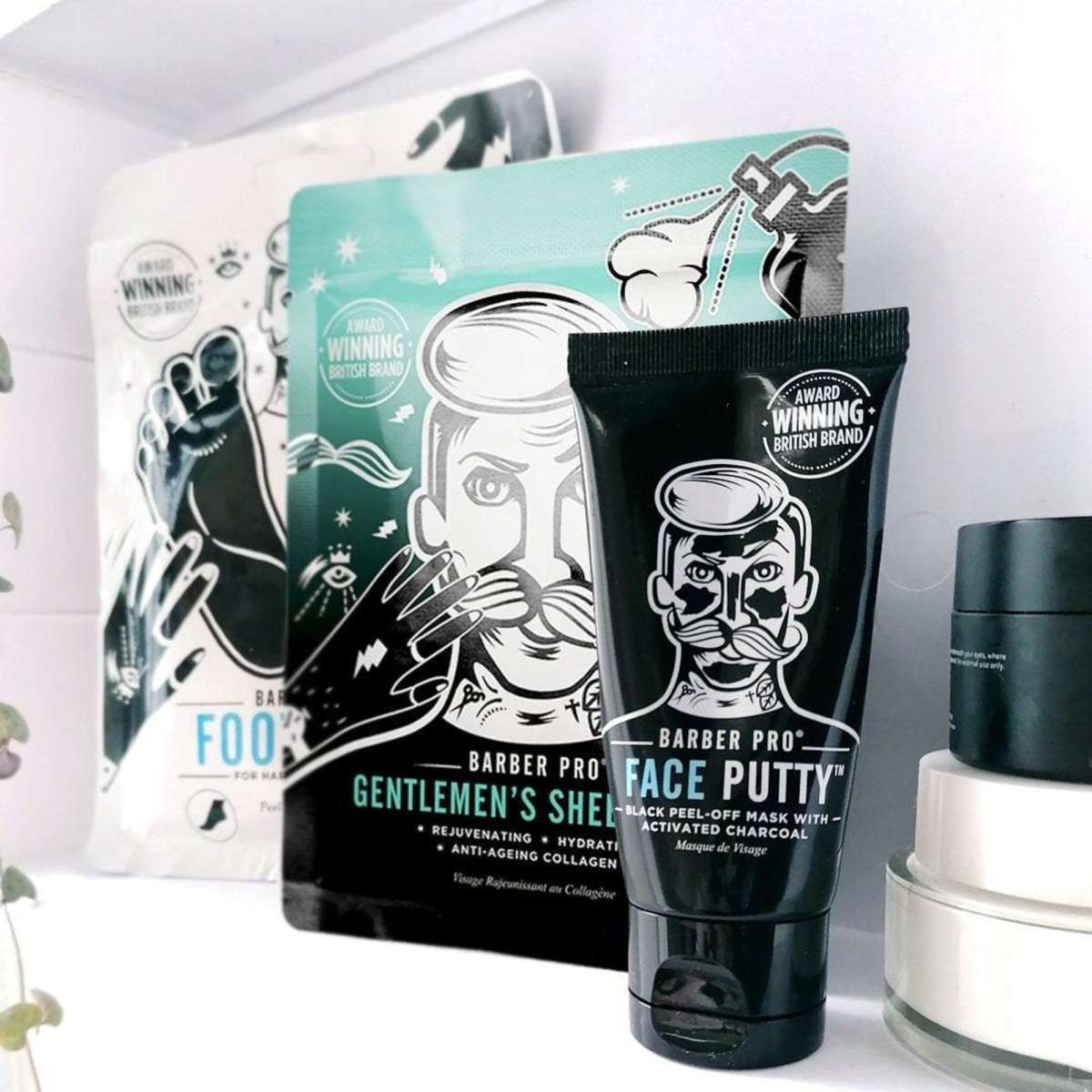 BarberPro Gentlemen's Sheet mask 4 x Mask Value Pack Woolworths