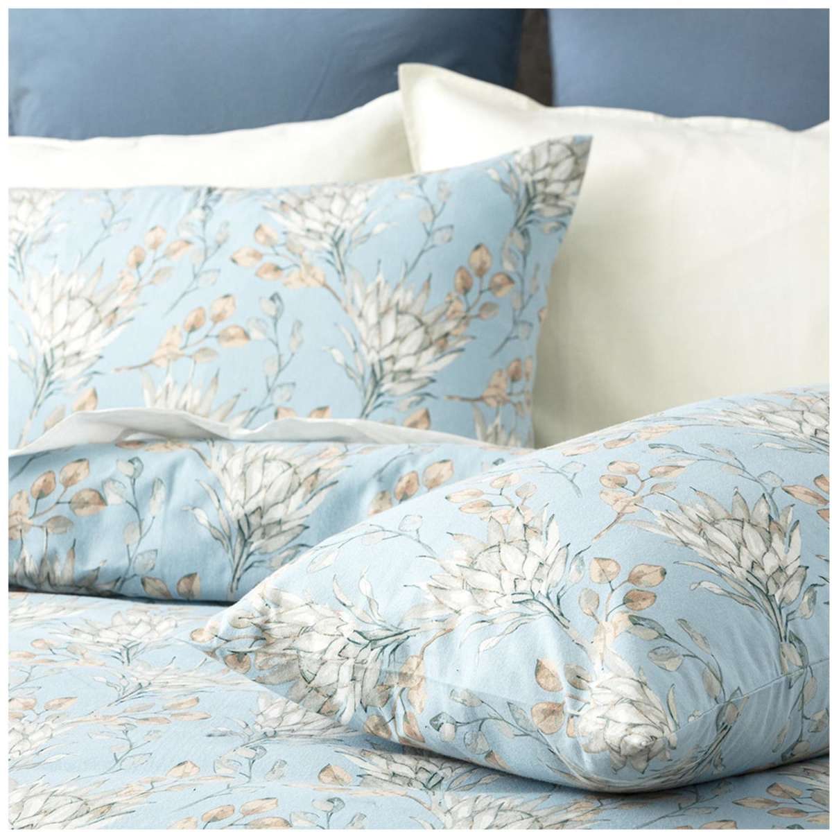 Park Avenue Super King Flannelette Quilt Cover Set 175 GSM Egypt Cotton