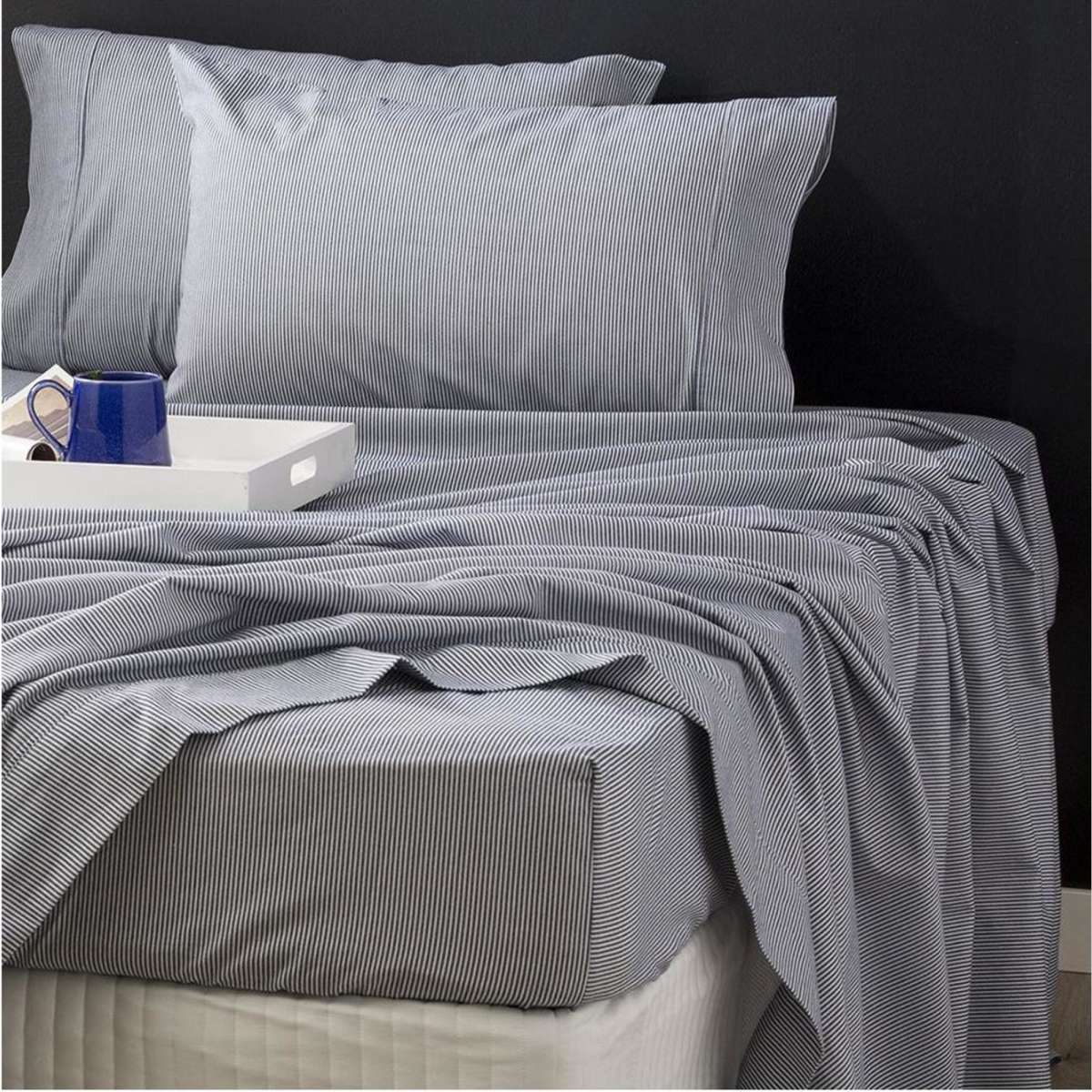 Park Avenue Mega King Flannelette Fitted Sheet Set 175GSM EGY Cotton