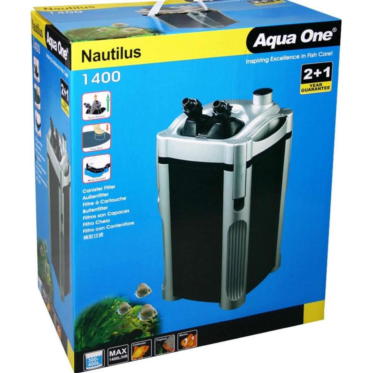 Aqua One Nautilus 1400 External Canister Filter Woolworths