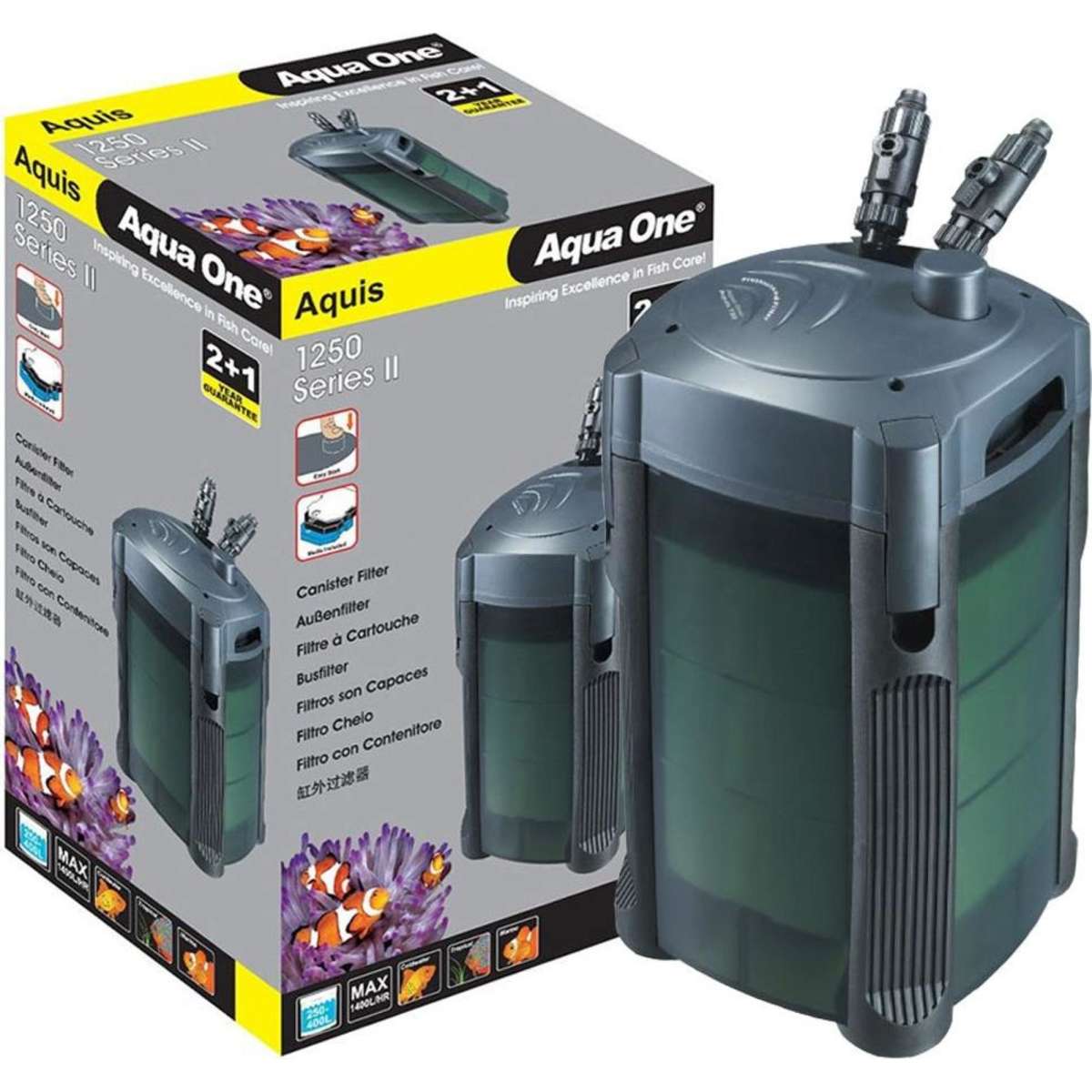 Aqua One Aquis 1250 Series 2 Canister Filter Woolworths