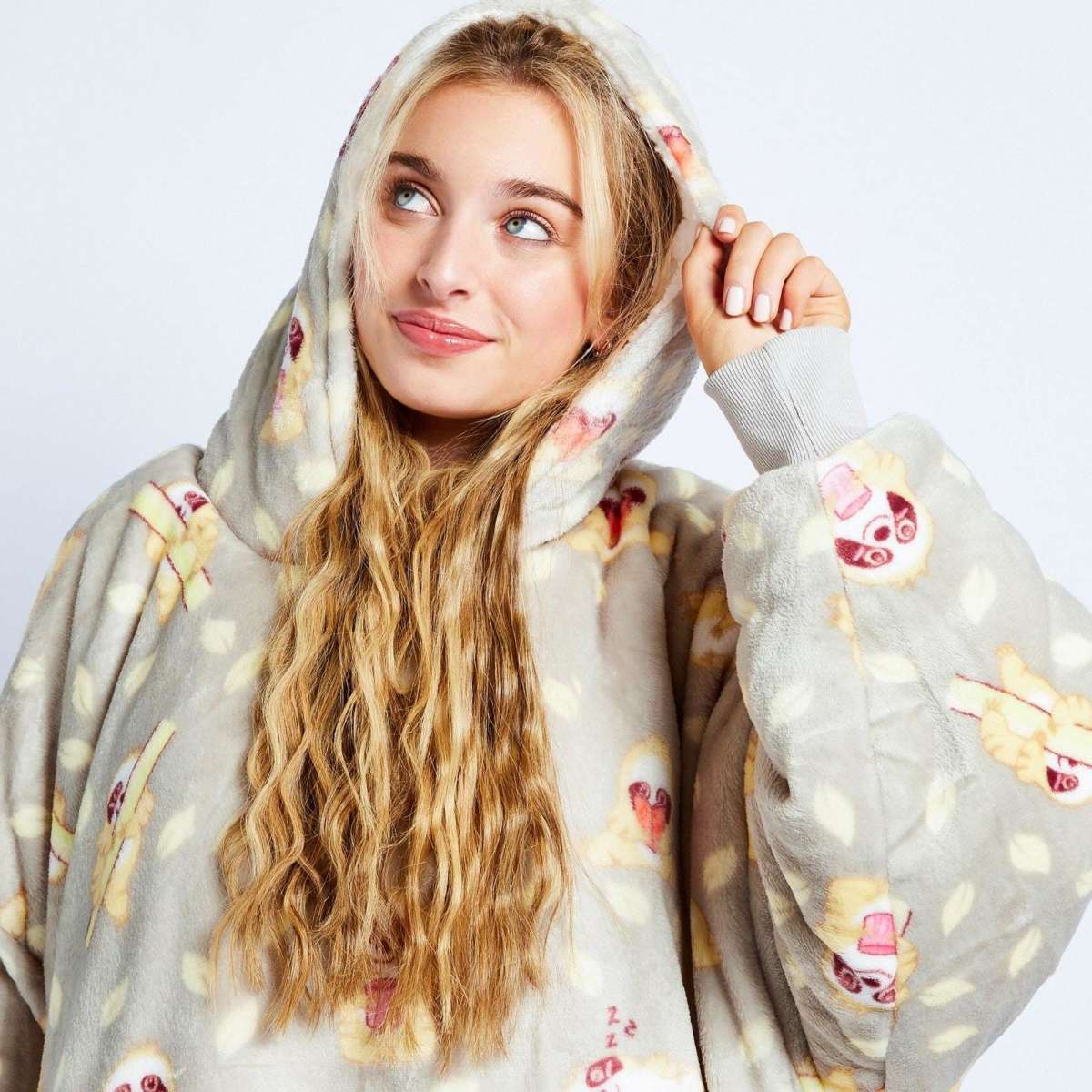 The Oodie Wearable Blanket Hoodie Sloth Adult Size Woolworths