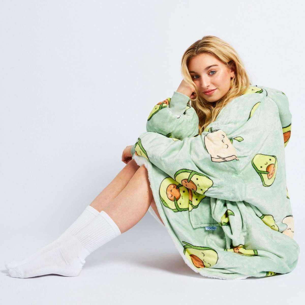The Oodie Wearable Blanket Hoodie Avocado Adult Size Woolworths