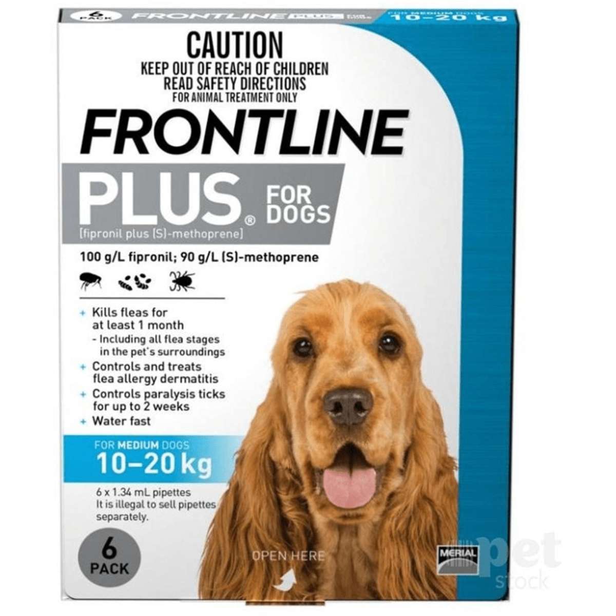 is frontline plus safe for older dogs