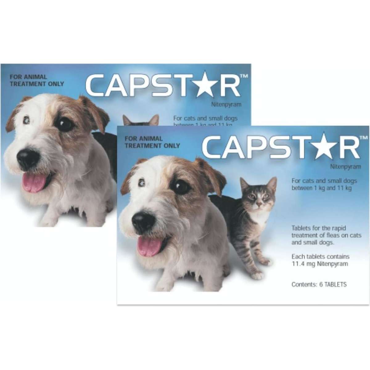 Capstar for Small Dogs 111kg (Blue) 2x6 Tablets Woolworths