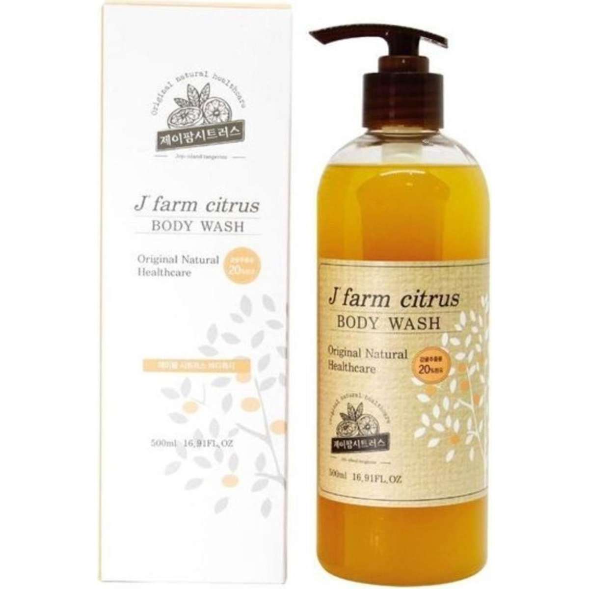 J' Farm Citrus Body Wash 500 ml Woolworths