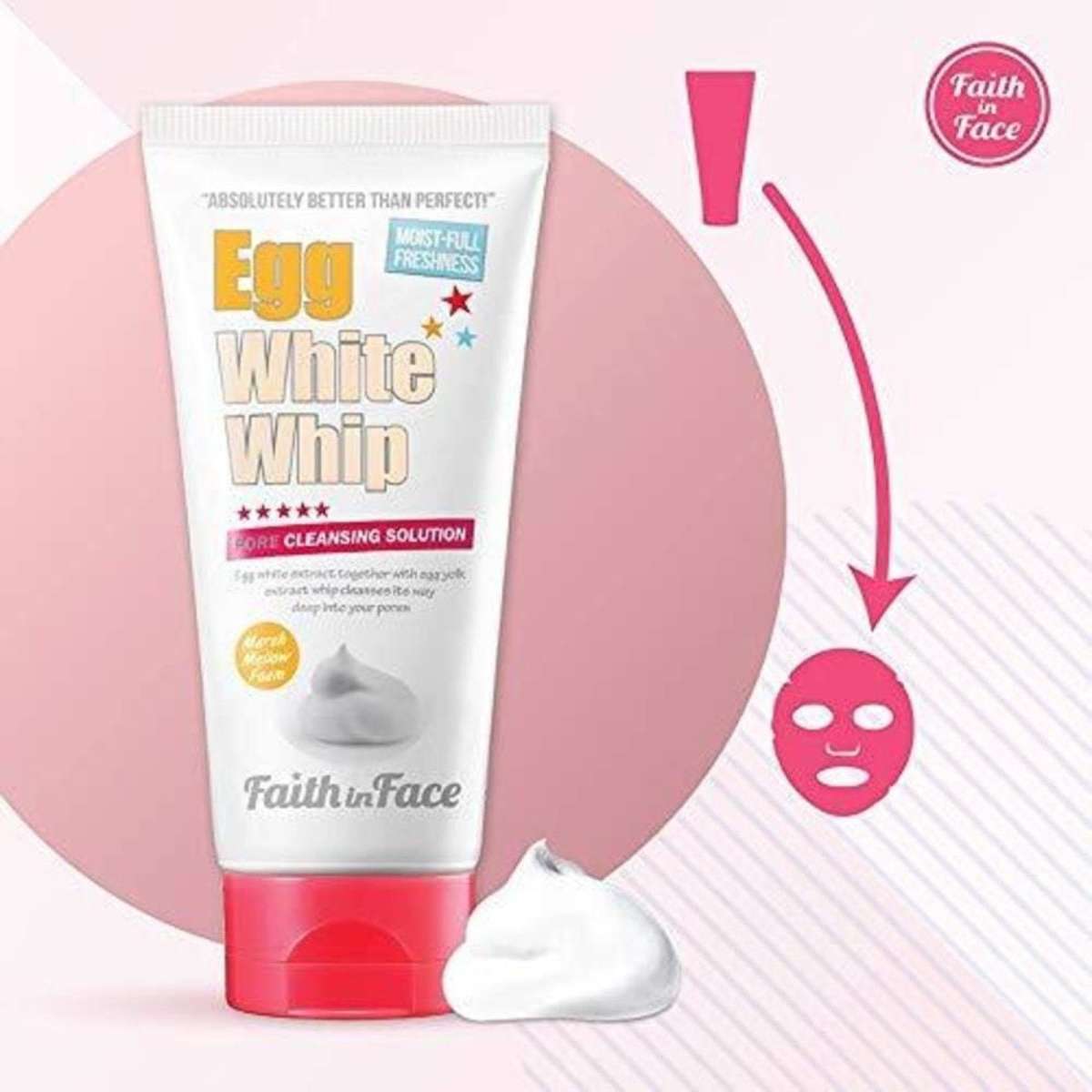 Faith In Face Egg White Whip Cleansing Foam 150 ml Woolworths