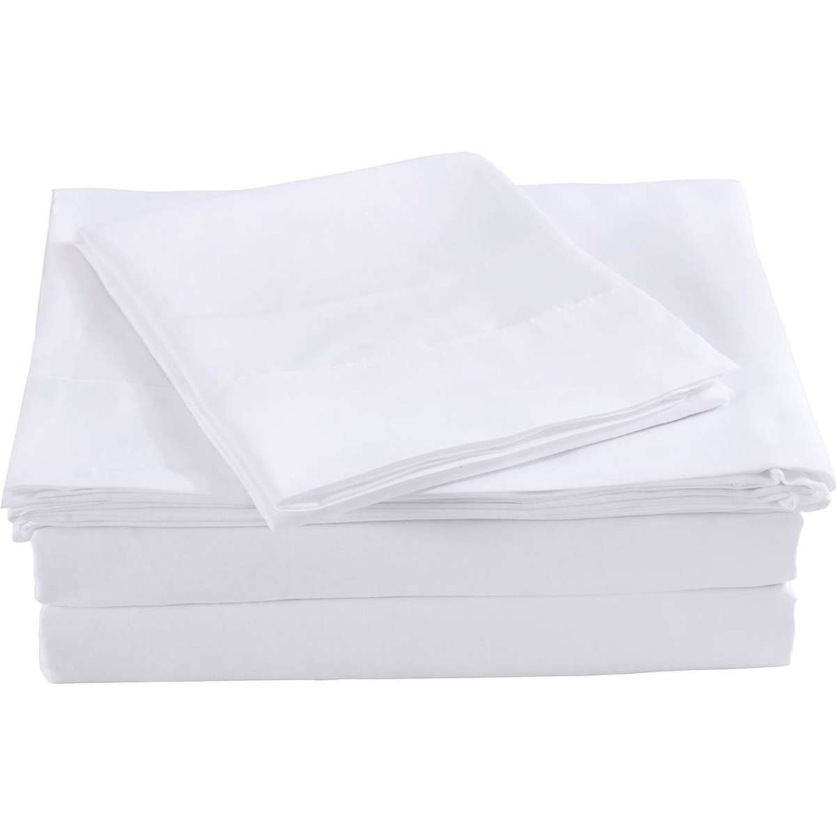 Royal Comfort Bamboo Blend Sheet Set Double White Woolworths