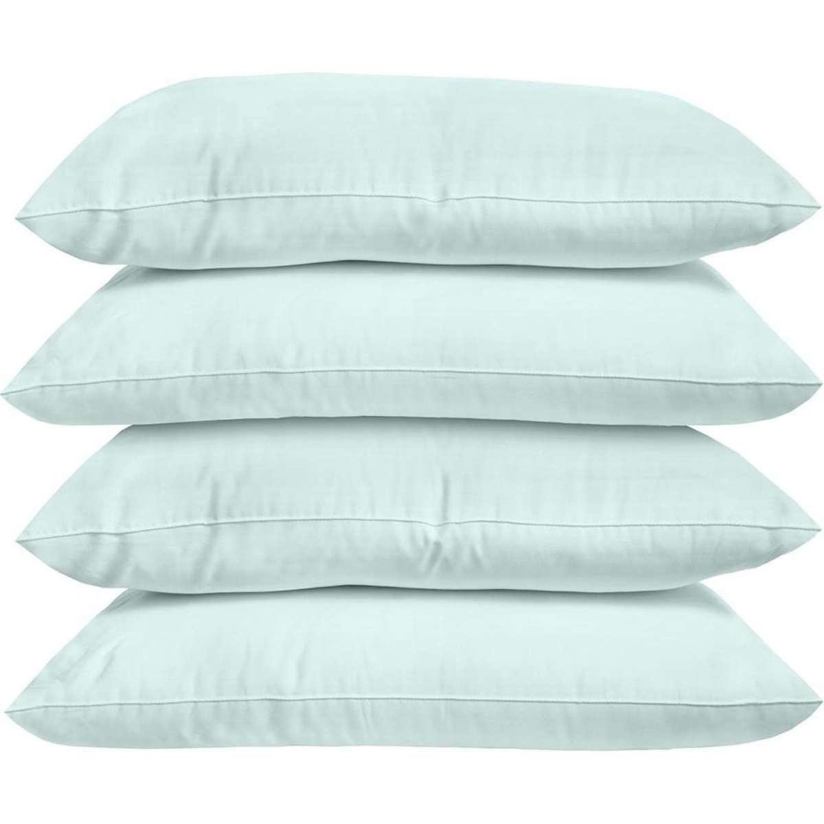 Bambury King Single Plain Dyed Fitted Sheet BONUS Pack Sea Foam
