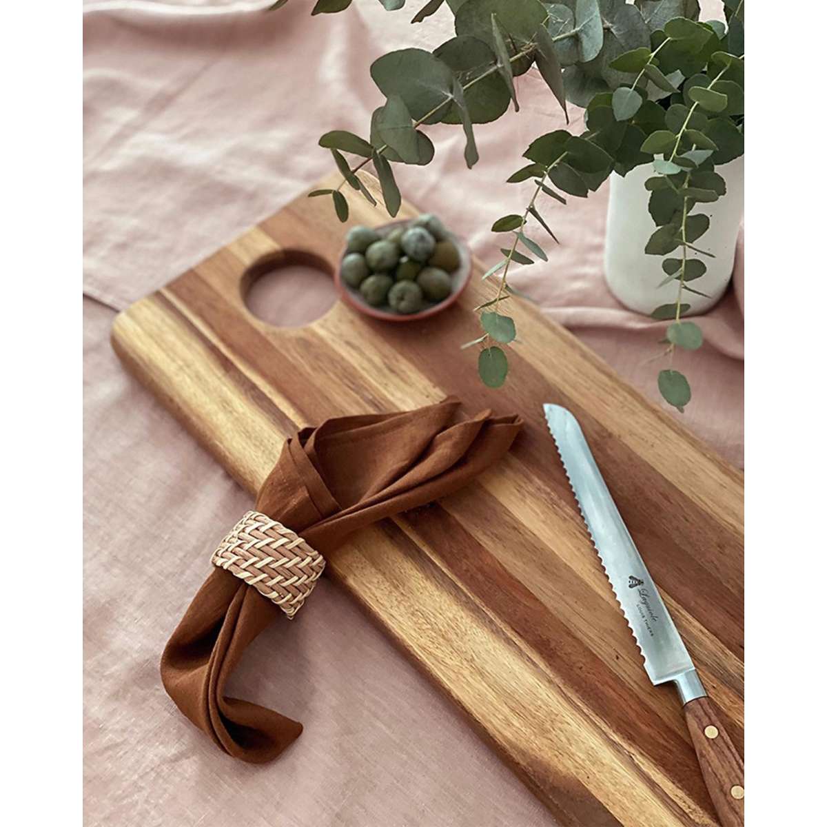 Bambury Linen 2pc Napkin Set 45x45cm Hazel Woolworths