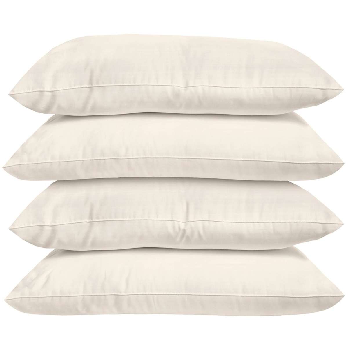 Bambury King Single Plain Dyed Fitted Sheet BONUS Pack Cream Woolworths