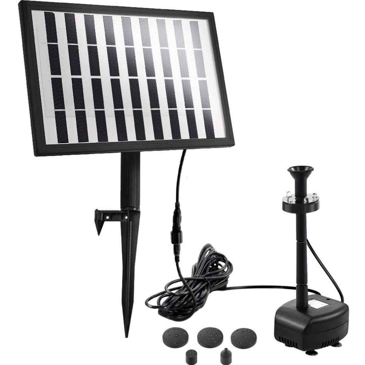 Gardeon Solar Pond Pump with Battery LED Lights 4 FT | Woolworths