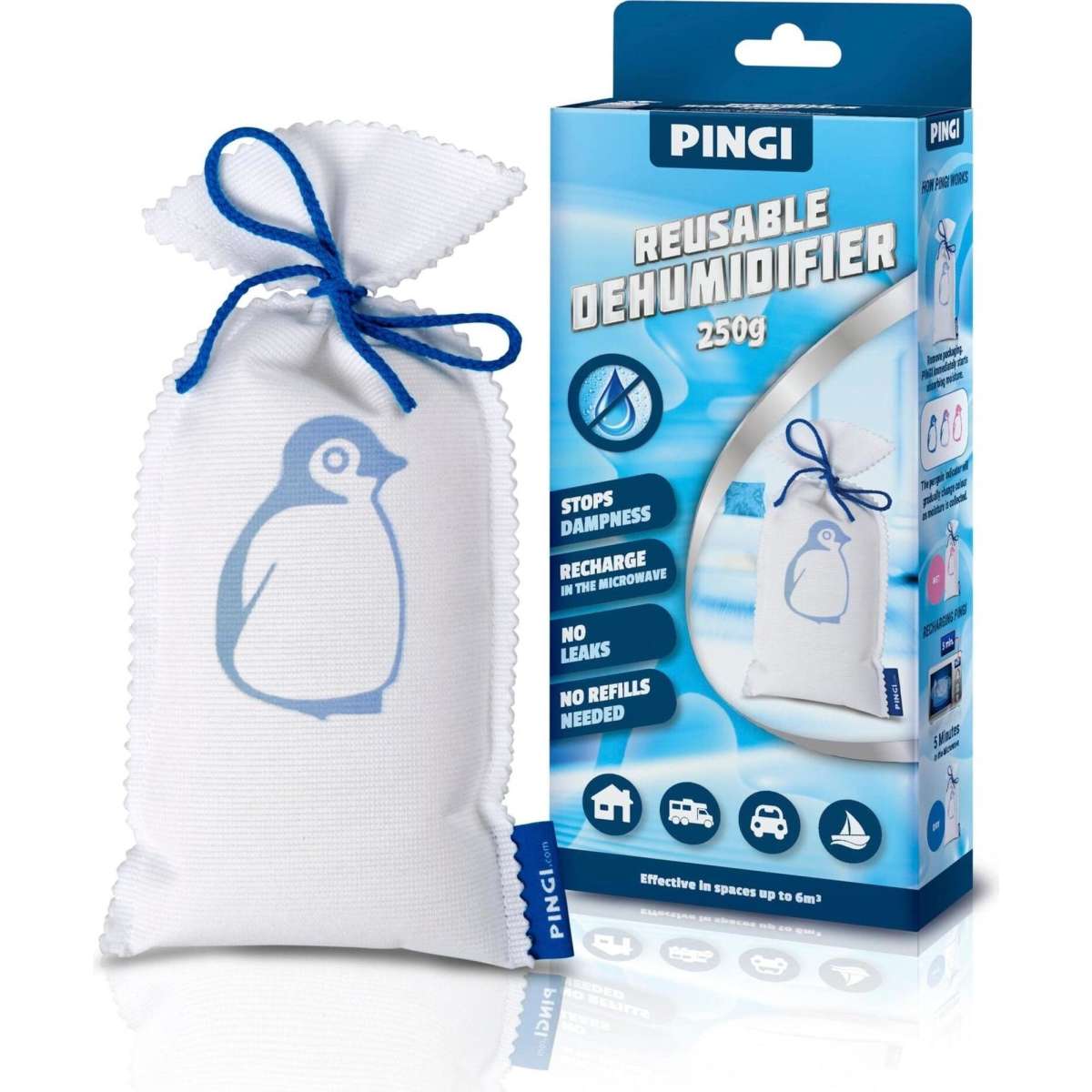 Pingi Reusable Dehumidifier 250g Woolworths