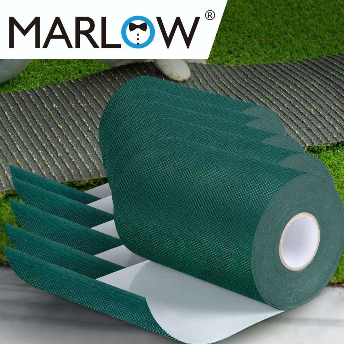 Marlow 5 x Artificial Grass Self Adhesive Synthetic Turf Lawn Joining
