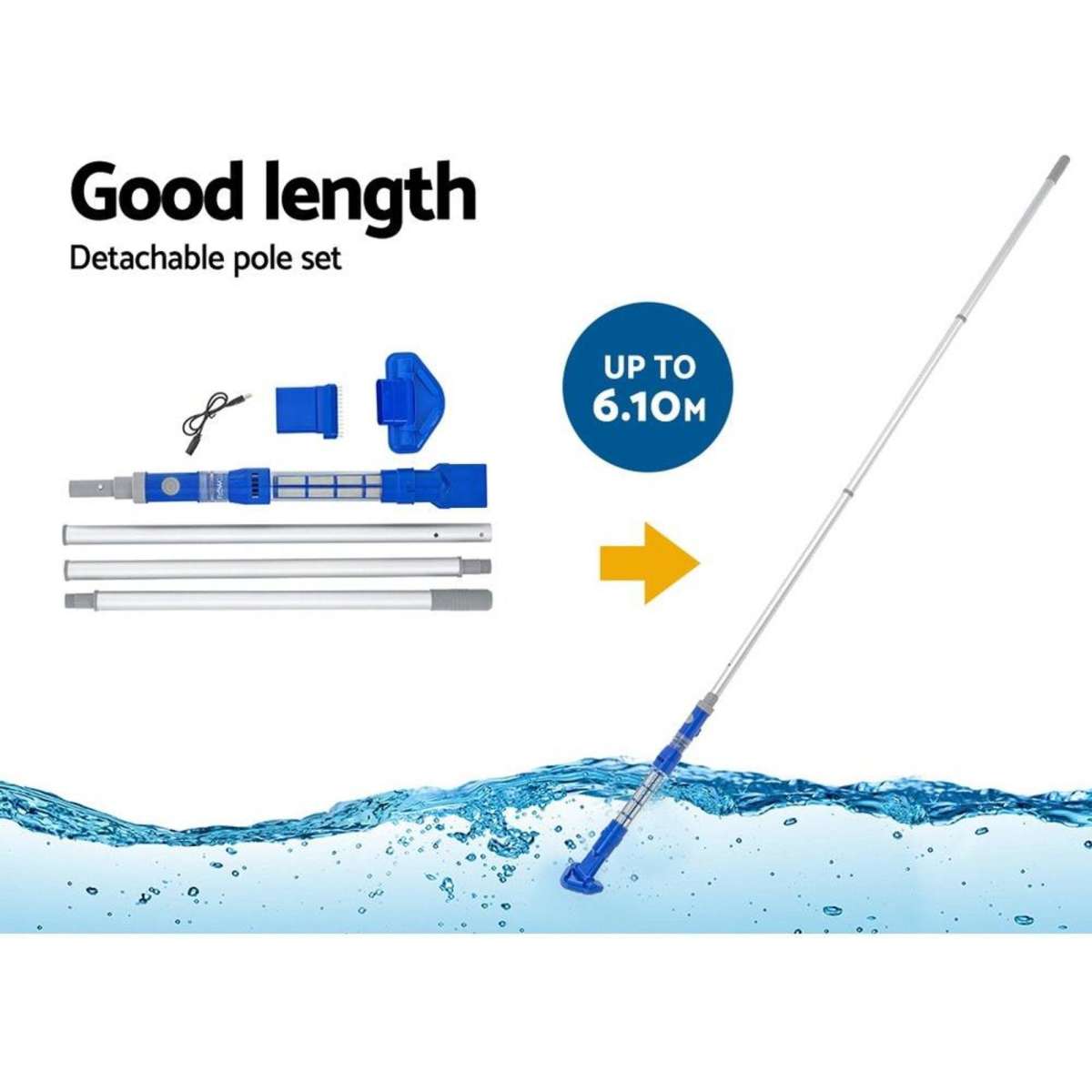 Bestway Pool Cleaner Cordless Automatic Vacuum 6M Woolworths