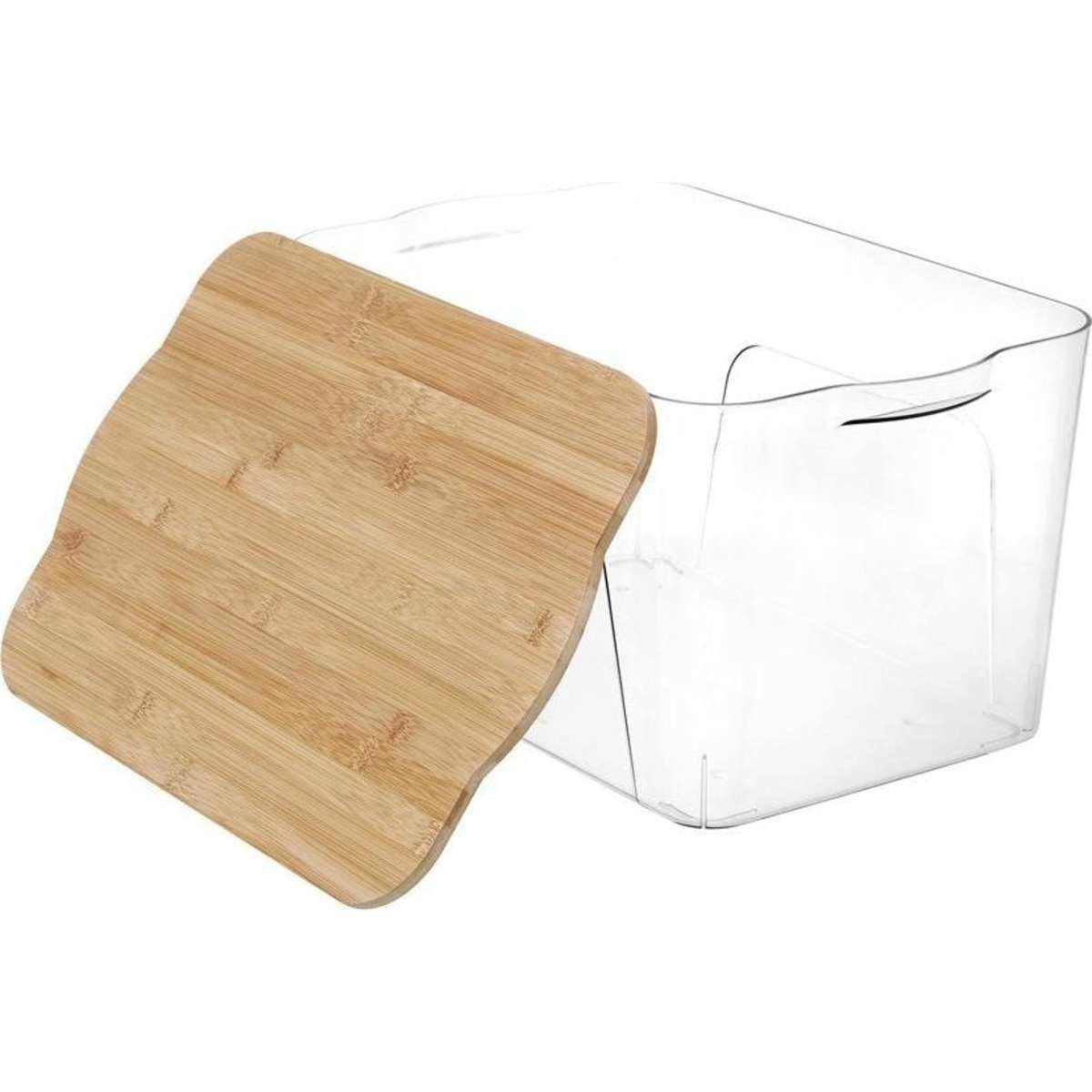 Boxsweden Crystal Reno Storage Box Bamboo Lid 24L 45X29.5X24.5Cm Woolworths