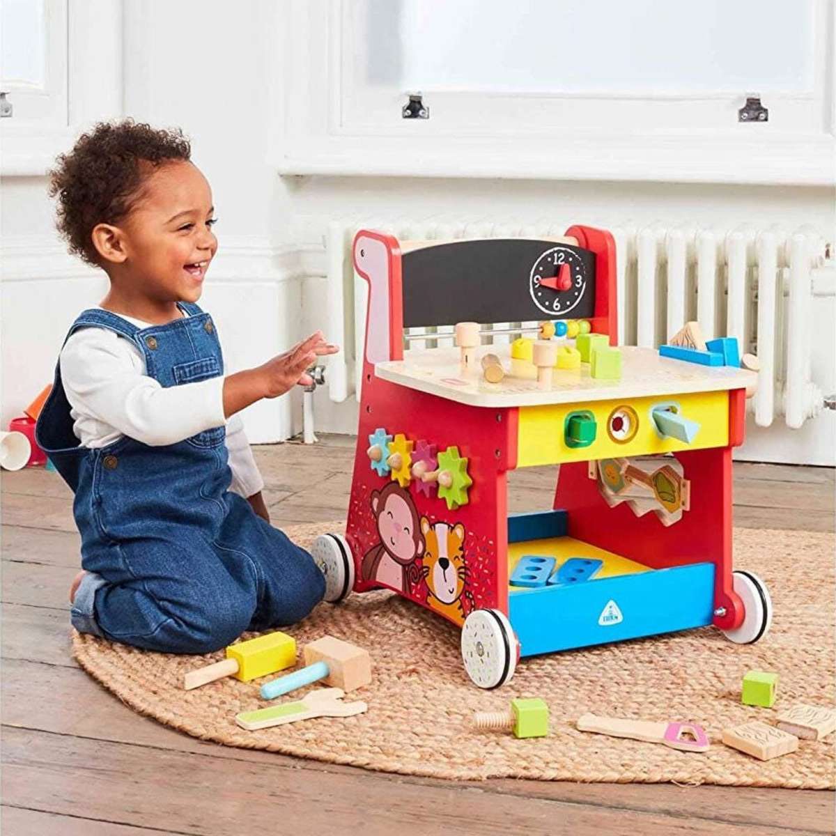 ELC Wooden Activity Workbench Kids Children 12 36m Toy 44cm Woolworths   1073961006 1 