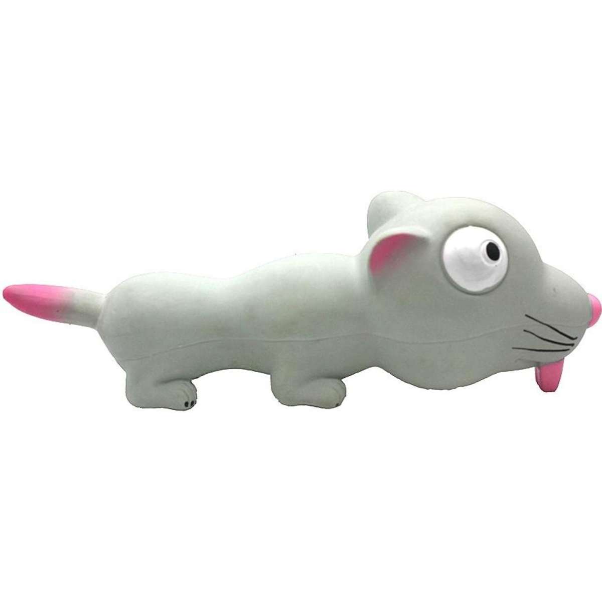 Squeaky rat 2024 dog toy