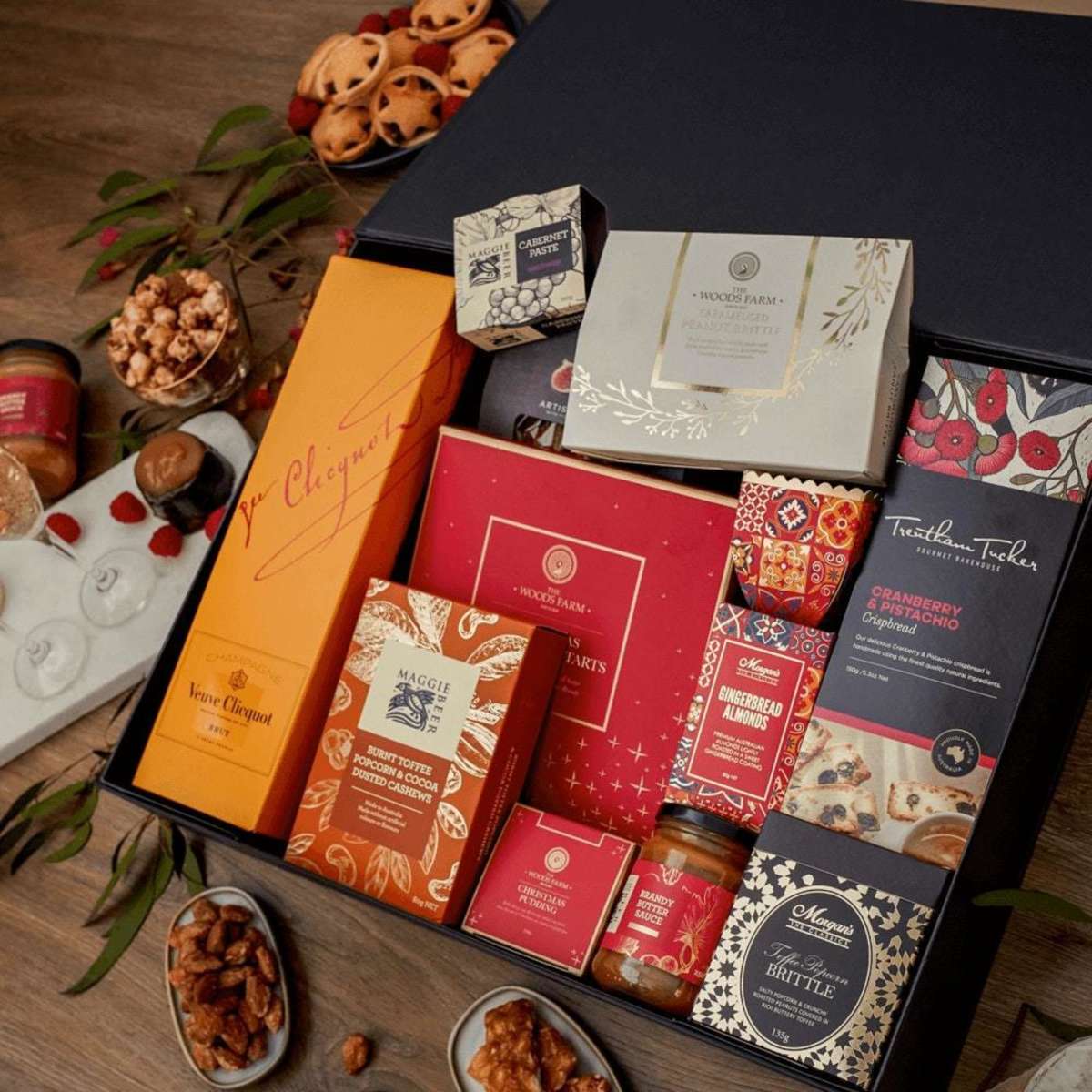 The Hamper Emporium Christmas Indulgence with Veuve Hamper Woolworths