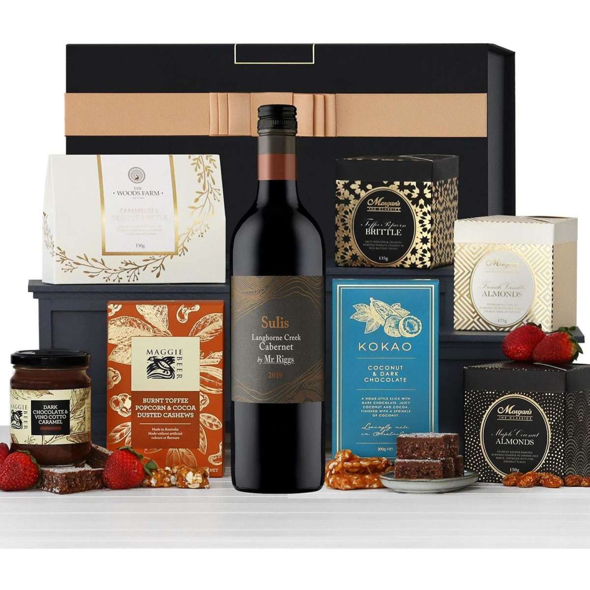 The Hamper Emporium Red Wine & Sweet Bites Hamper Woolworths