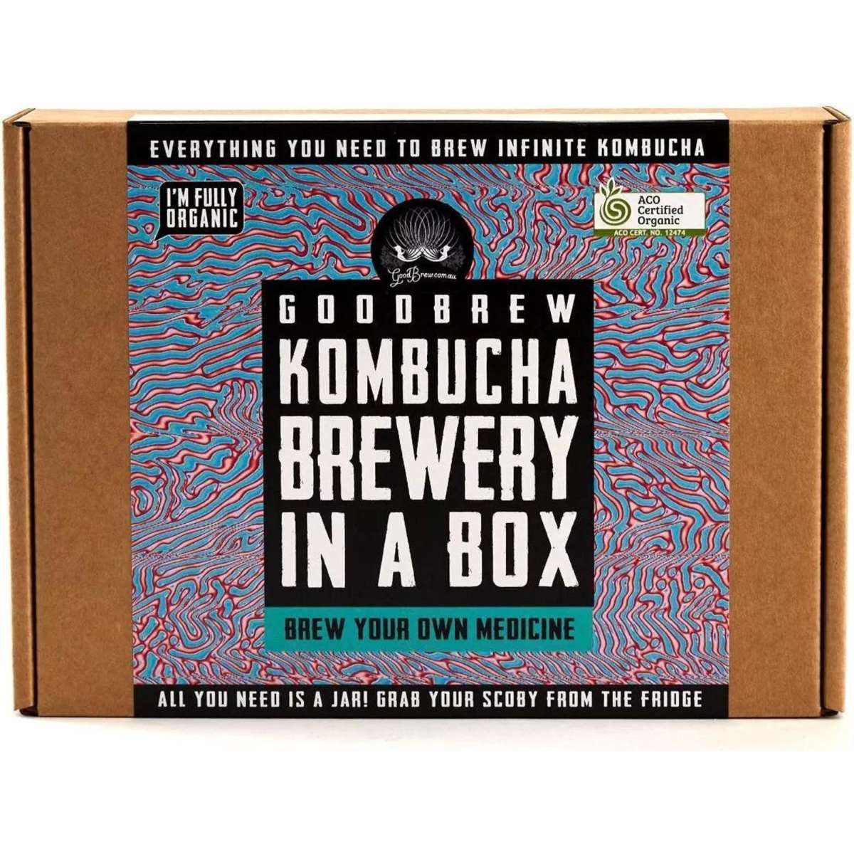 The Good Brew Company Brewery in a Box Kit Kombucha Each Woolworths