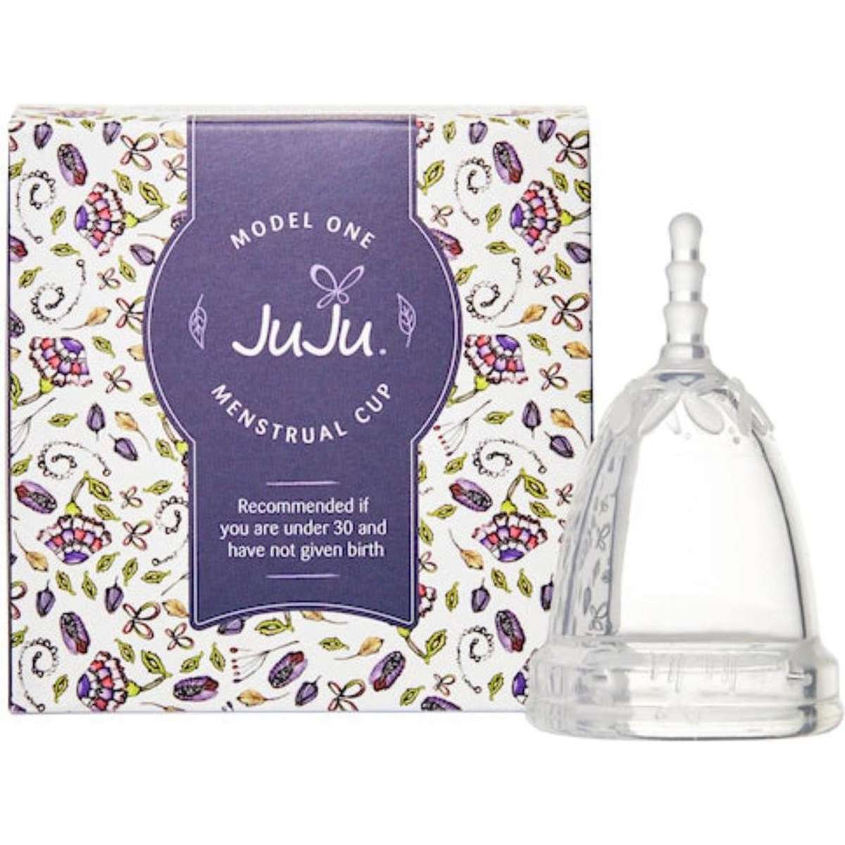 JuJu Model 1 Clear Menstrual Cup 1pack Woolworths