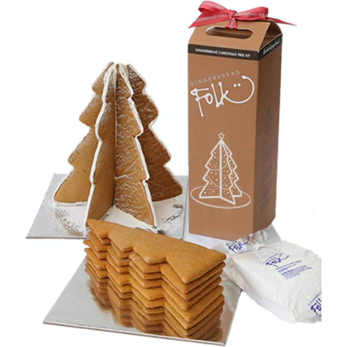 Gingerbread Folk Gingerbread Tree Kit Woolworths