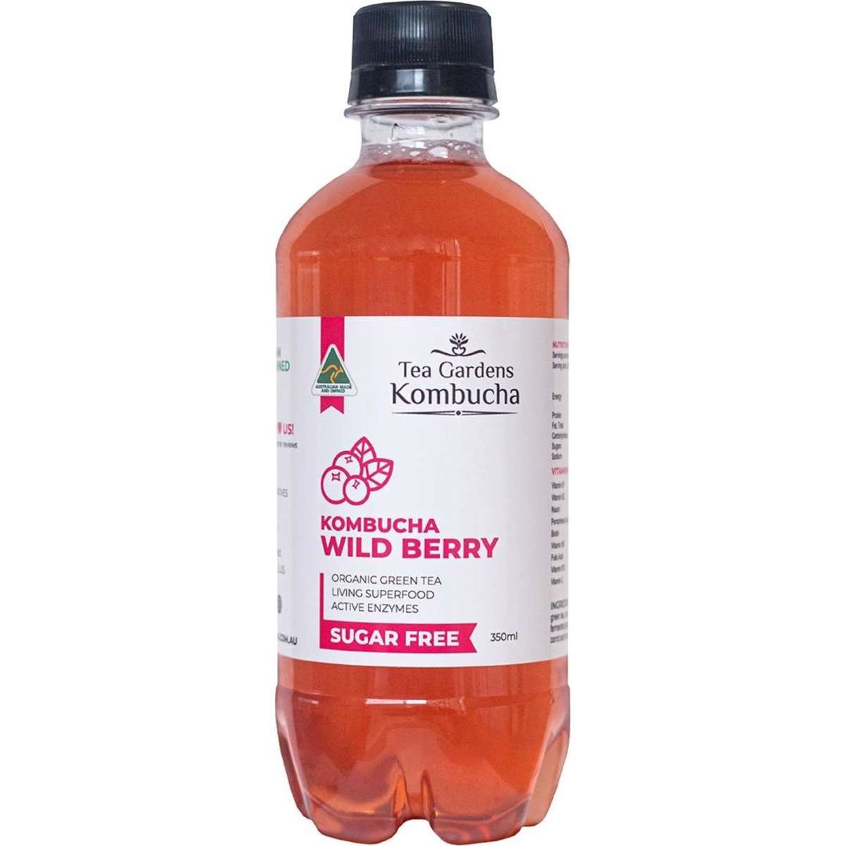 Tea Gardens Kombucha 350ml Mixed Box x 48 Woolworths
