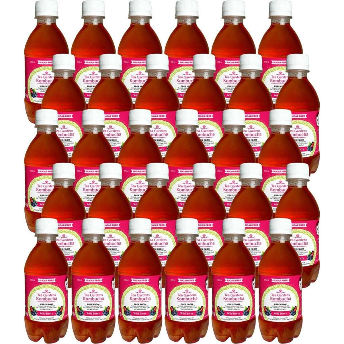 Tea Gardens Kombucha Wild Berry 300ml Woolworths