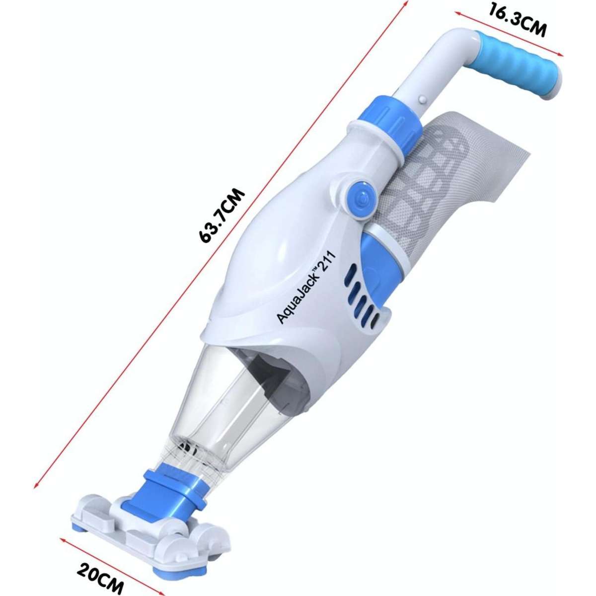 Aquajack 211 Cordless Rechargeable Spa and Pool Vacuum Cleaner Woolworths