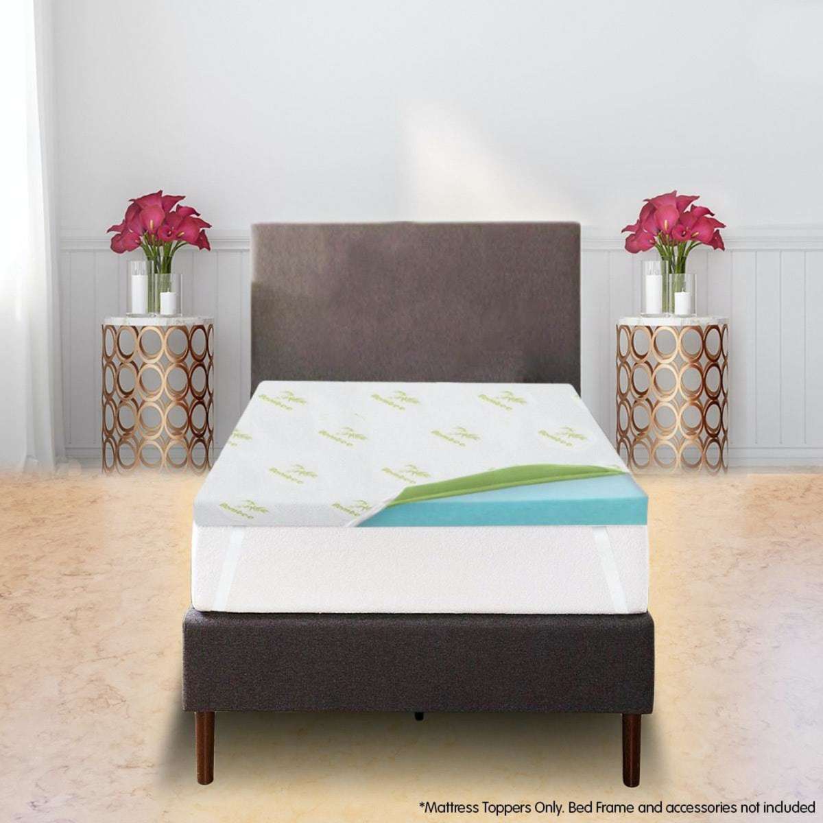 Laura Hill Cool GEL Memory Foam Mattress Topper Single Woolworths