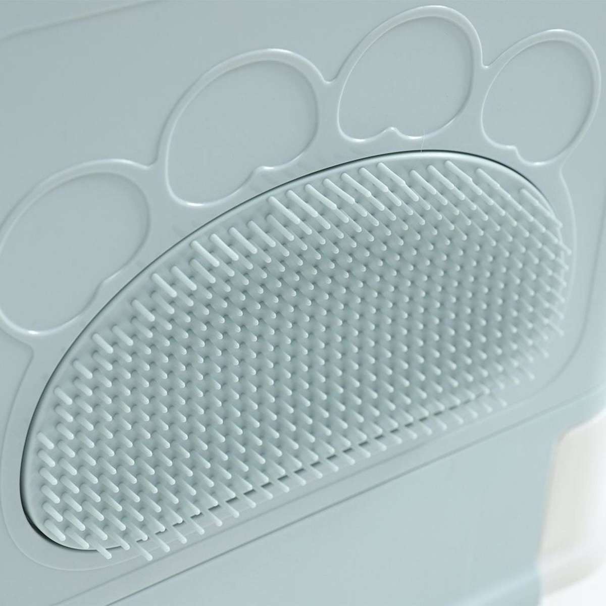 PaWz Foldable Cat Litter Box Tray Enclosed Kitty Toilet Hood Hair