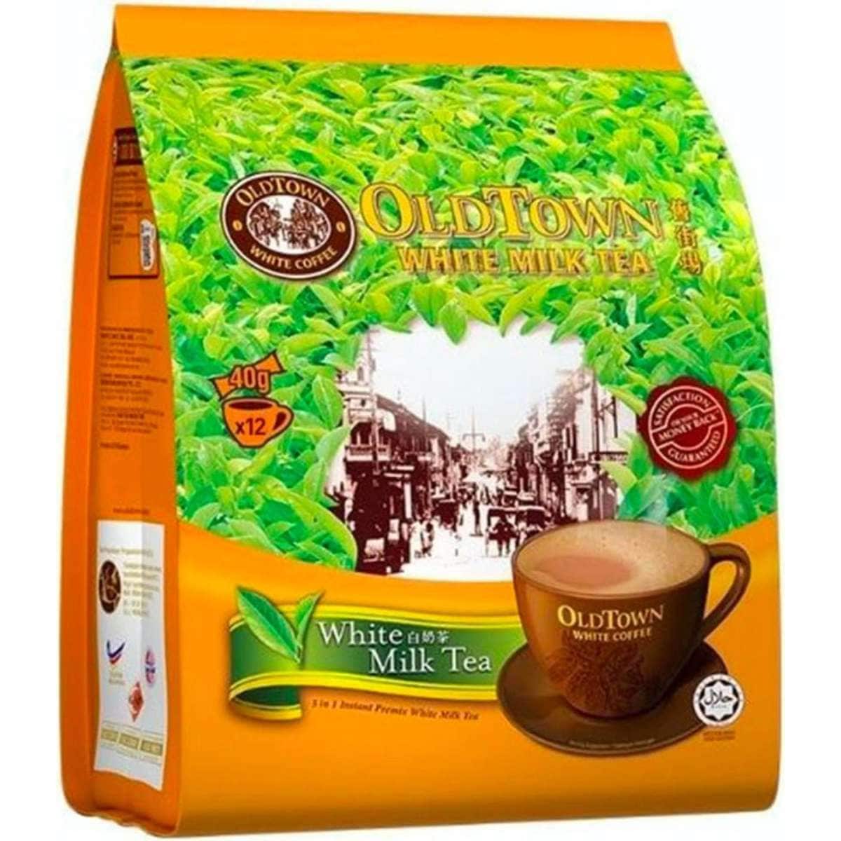 Old Town Authentic White Coffee White Milk Tea 12 bars 480g × 2pack