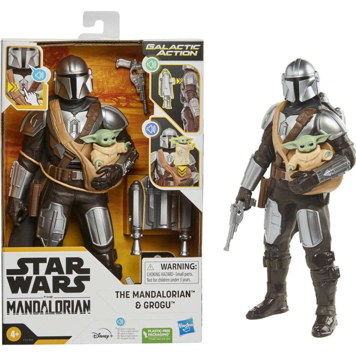 Star Wars Galactic Action The Mandalorian & Grogu Interactive ...