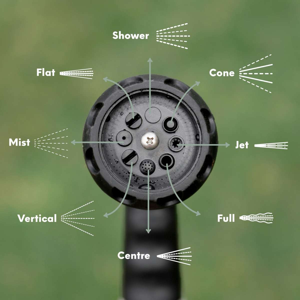 Hoselink Retractable Hose Reel - Charcoal 30m | Woolworths