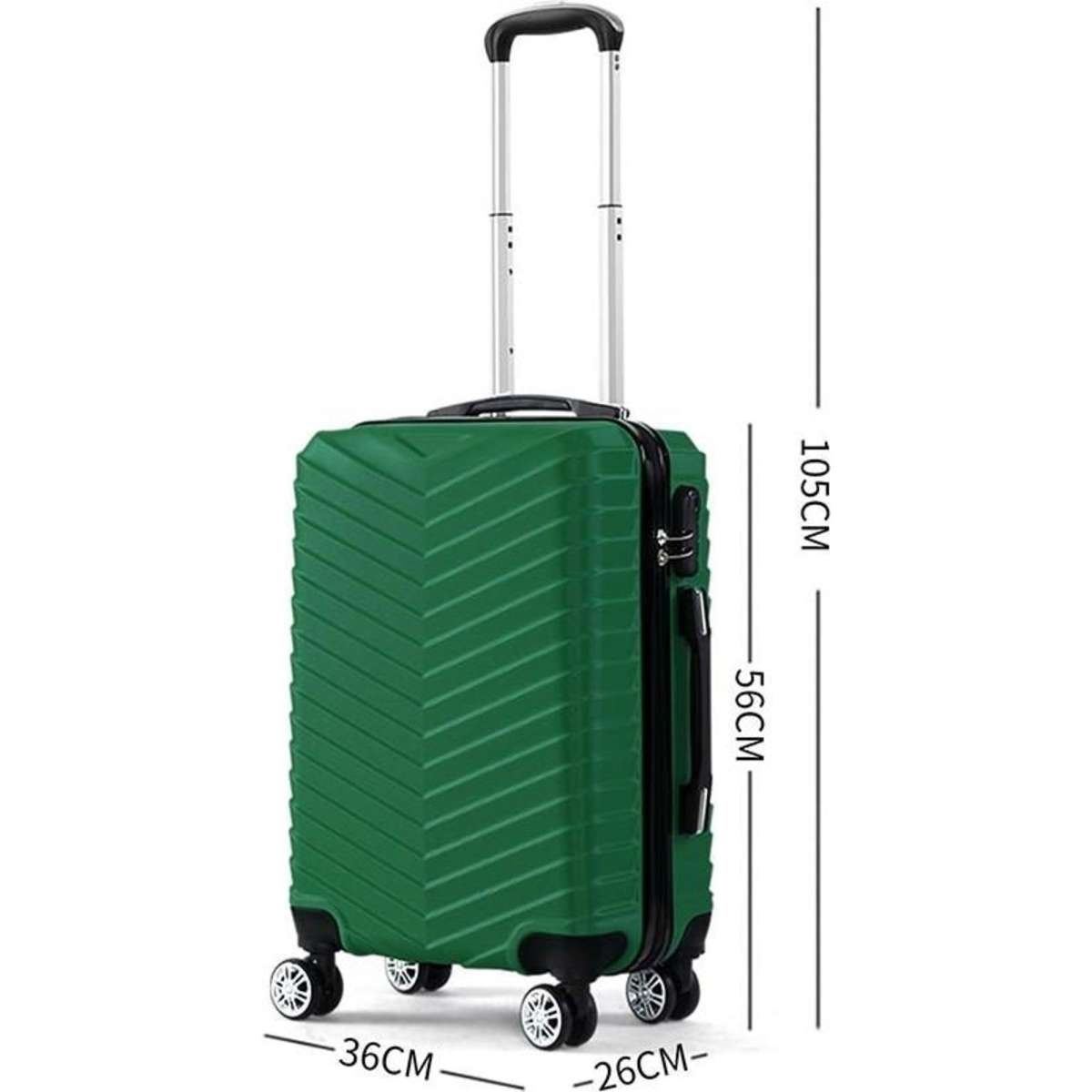 Slimbridge 20" Travel Luggage Suitcase Case Carry On Bag Lightweight