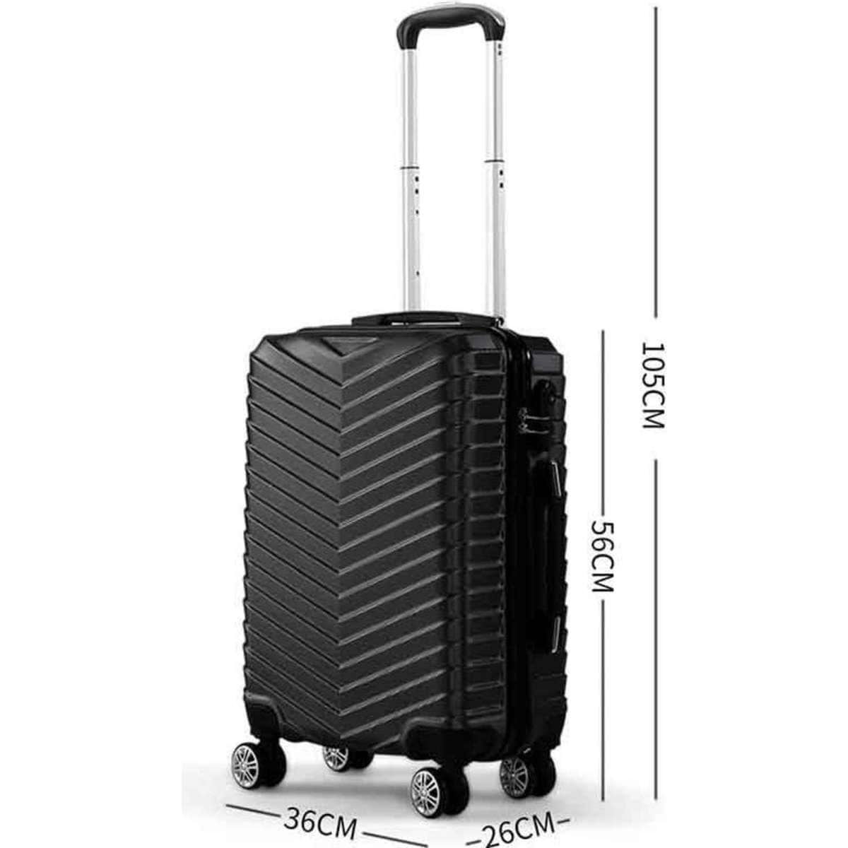 Slimbridge 20" Travel Luggage Suitcase Case Carry On Bag Lightweight